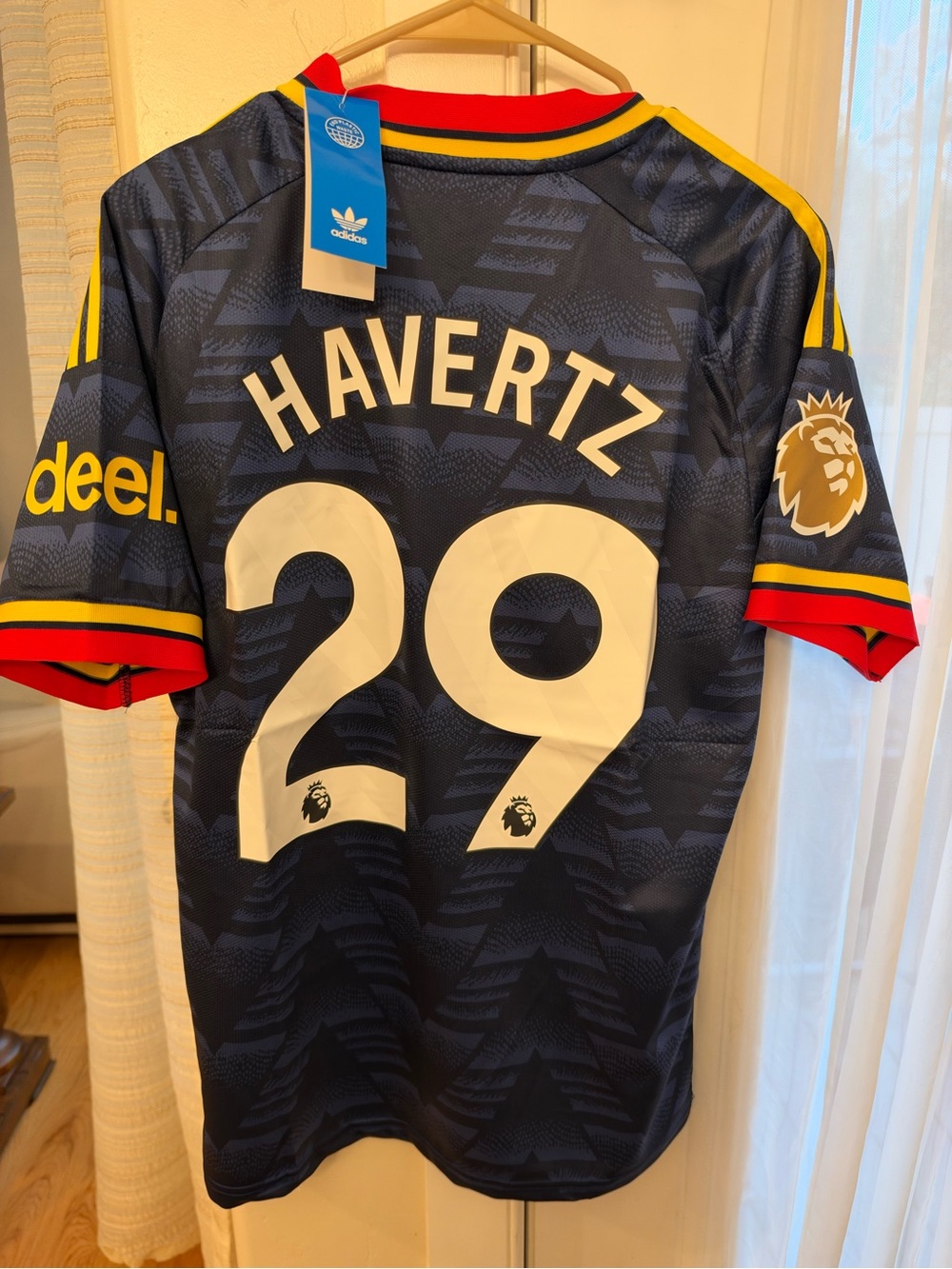 Arsenal Away soccer Jersey Havertz 29 Medium